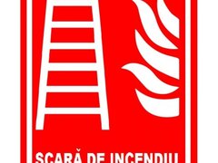 Placuta pentru scara de incendiu